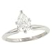 .78cttw Pear Shape Diamond Solitaire Ring Egl D-E/VS2