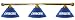 San Diego Chargers Pool Table Light - Brass Bar San Diego Chargers Pool Table Light - Brass Bar