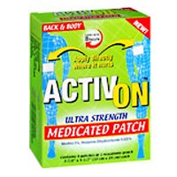 ActivOn Ultra Strength Medicated Patch for Back and Body - 4 ea ActivOn Ultra Strength Medicated Patch for Back and Body - 4 ea