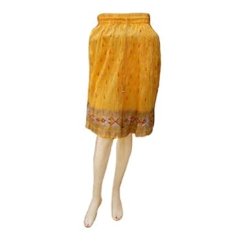 Handmade Block Printed Cotton Skirts With Adustable Doori