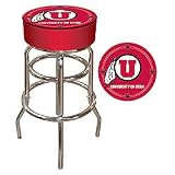 University of Utah Padded Bar Stool