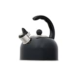 CreativeHomeSatinElegance2.25QuartWhistlingTeaKettle,Black