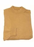 Roberto Villini Silk Cotton Ecru Mock Neck Sweater
