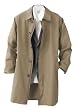 TravelSmith Mens Rain Car Coat Khaki L