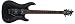 Cort EVL-K2-BKS Electric Solid Body Guitar, Black Satin Finish