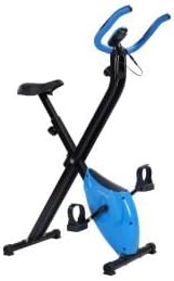 Confidence Fitness Folding Exercise X Bike Blue