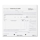 Carbonless Snap-A-Way Bill of Lading Forms, 4-Part, 8-1/2x7, 250/Pack RED44302