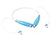 Blue Wireless Bluetooth Version 4.0+EDR HV-800 Neckband Sport Stereo Universal Headset Headphone for Smartphone