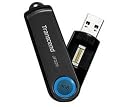 Transcend JetFlash 220 - 4 GB Biometric USB 2.0 Flash Drive TS4GJF220 (Royal Blue)