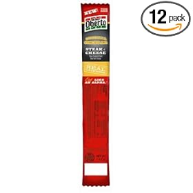 Oberto Steak & Cheese Sticks (12-pack) $6.81 
