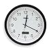 Dakota Designs 2CJA4 Clock w/Digital Date, Rnd, Anlg, 13 In, Blk