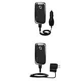 Essential Kit for the Sony Ericsson z610i - includes Car and Wall Charger with Rapid Charge Technology - Gomadic Brand w/ TipExchange Technology