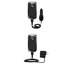 Essential Kit for the Sony Ericsson z610i includes a Car and Wall Charger - Gomadic Brand w/ TipExchange Technology