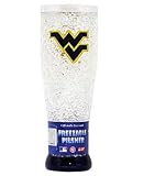 West Virginia Mountaineers Crystal Pilsner Glass