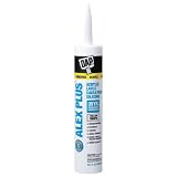 12 Pack Dap 18101 ALEX PLUS Acrylic Latex Caulk Plus Silicone - White 10.1-oz Cartridge...