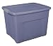 Sterilite 19401006 Latch Tote with Titanium Latches, Lapis, 6-Pack, 22-Gallon