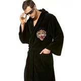 Ed Hardy - ED HARDY ORIGINAL 3007TR BLACK OPEN MOUTH TIGER ROBE