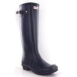 Hunter Original Tall Navy Womens Boots Size 5 US