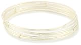 SKU Jewelry 7 Layered Sterling Silver Bangle