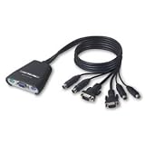 Belkin 2-fach Masterswitch mit integriertem Kabelsatzvon "Belkin"