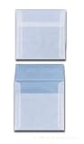 5 1/2 x 5 1/2 Square Invitation Envelope - 29# Clear Translucent (100)