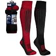 Trespass Langdon Thermal Winter Ski Socks 2 Pairs