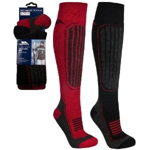 Trespass Langdon Thermal Winter Ski Socks 2 Pairs