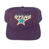 Vintage Dallas Stars Adjustable Snap Back Hat Cap Hat - Black