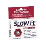 Slow FE Iron Supplement ~ Slow Release Tablets 60ct (Quantity 1)