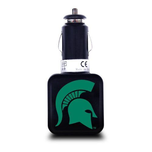 NCAA Michigan State Spartans Dual USB Car Charger 