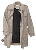 IMAGE OF TravelSmith Womens Termolite Belted Trench Raincoat Liners