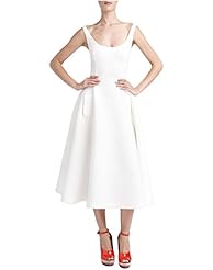 Scoop Neck Ankle Length Cocktail Sleeveless Cotton Evening Dress/Homecoming Dress/Party Dress/Wedding Dress 