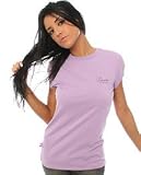Luxirie by LRG - Luxirie by LRG The Lux Roots Cap Sleeve T-shirt in Lavendar,T-shirts for Women