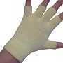 IVORY UNISEX WARM HALF FINGER STRETCHY KNIT GLOVES