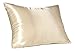 Luxury Ivory Satin Pillow Case w/Hidden Zipper, King