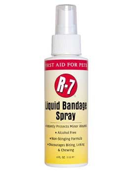Huge save onbandages for dogs R-7 Liquid Bandage Spray 4 Ounce