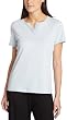 Nautica Women's Solid Short Sleeve Jersey Knit Tee