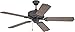 Craftmade K11240 Porch Fan 52" Outdoor Ceiling Fan with Pull Chain, 5 ABS Blades, Oiled Light Bronze