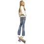 Hannah Montana Life Size Self-Stick Wall Mural