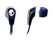 Skullcandy 50/50 In Ear Bud with In-Line Microphone and Control Switch/Volume S2FFFM-131 (Navy/Chrome)
