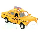Pullback Action Yellow NYC Taxi