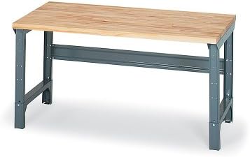 RELIUS SOLUTIONS 1-1/2" Thick Butcher Block Maple Top Workbench - 72x30" Top - Square Edge - Fixed