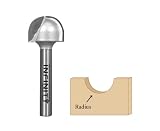 14-127, 1/4 Shank Roundnose Router Bit, 1/4 Cutter Radius