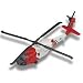 Fresh Metal Tailwinds HH-60J Jayhawk Coast Guard Helicopter 1:87 Scale with Display Stand