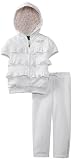 Calvin Klein Baby-Girls Infant Hooded Pant Set
