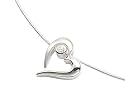 Fossil Damen-Collier 925 Sterlingsilber mit Zirkonia 38-42 cm JF13222040