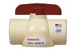 KING BROTHERS CBV-1000-S BALL VALVE CPVC SLIP