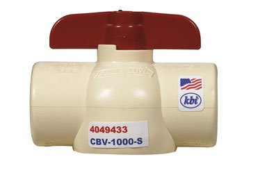 KING BROTHERS CBV-1000-S BALL VALVE CPVC SLIP
