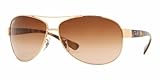 RAY BAN RB 3386 RB3386 001/13 GOLD METAL BROWN GRADIENT LENS AVIATOR SUNGLASSES SHADES