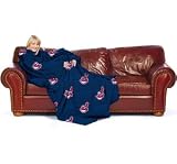 Cleveland Indians 48"x71" Comfy Throw Fleece Over-sized Loose Fitting Sleeves Machine Washable